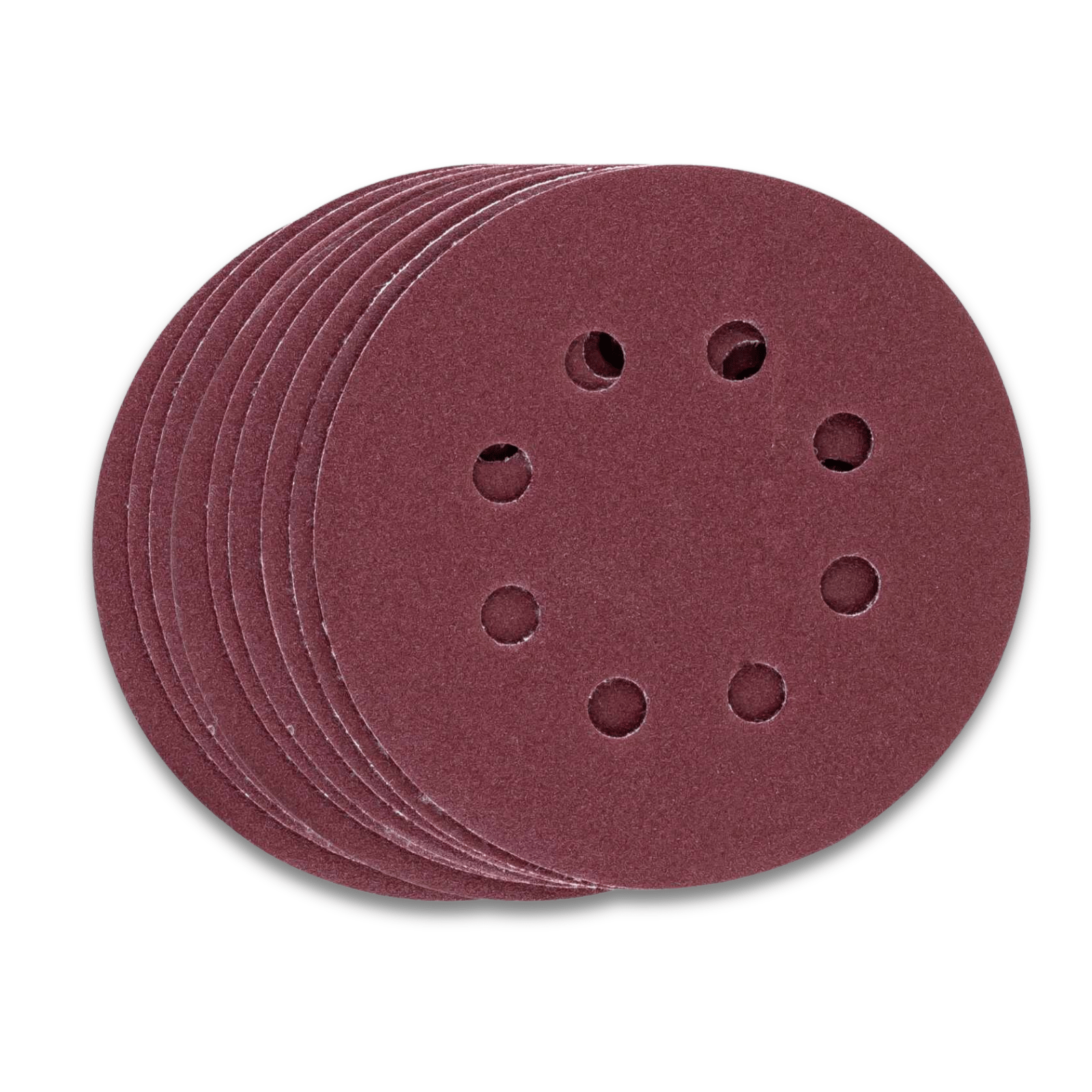 Set 9 Lijas para Lijadora Orbital 5" Scheppach - Vista frontal