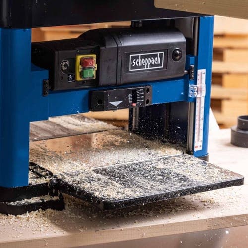 Cepilladora De Banco 12  1500w Pro - Scheppach - Vista detalle
