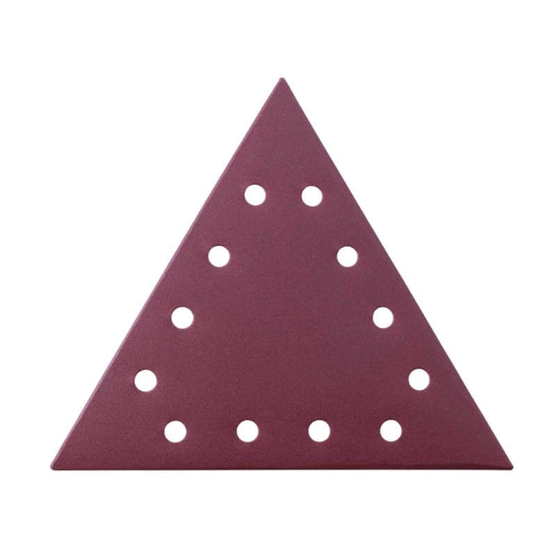 Lija Triangular Grano 180 para Lijadora de Pared DS930 Scheppach - 10 Unidades