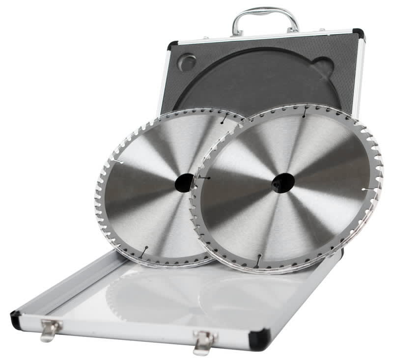 Set 2 Discos Sierra 10" (48 y 60 Dientes) Madera/Aluminio Scheppach