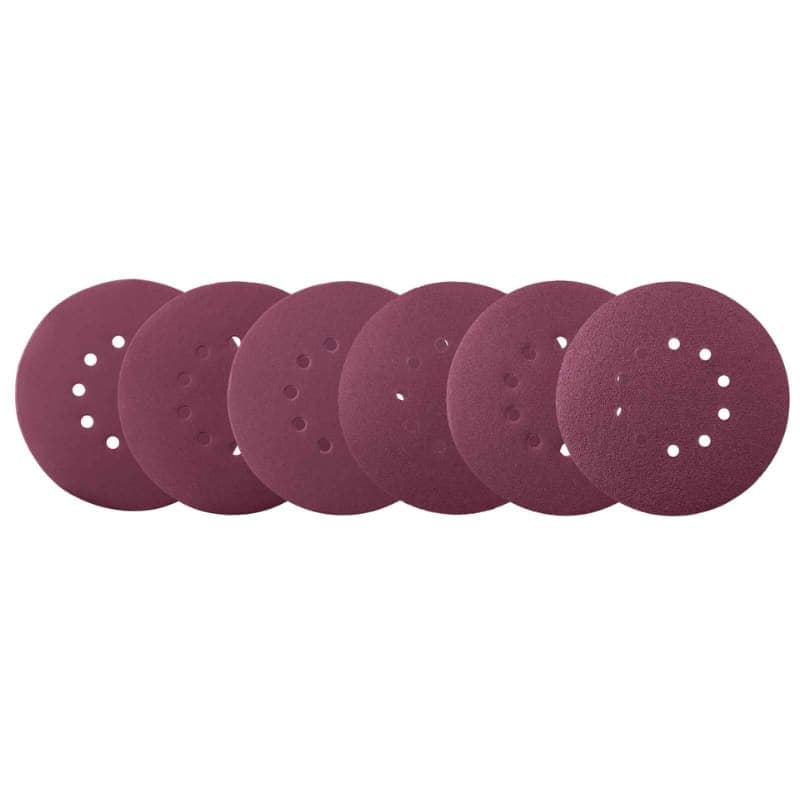 Set 6 Lijas Circulares para Lijadora de Pared DS930 Scheppach - G80 a G240