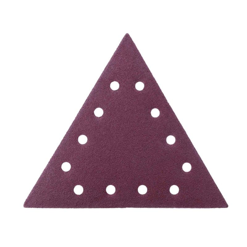 Lija Triangular Grano 80 para Lijadora de Pared DS930 Scheppach - 10 Unidades