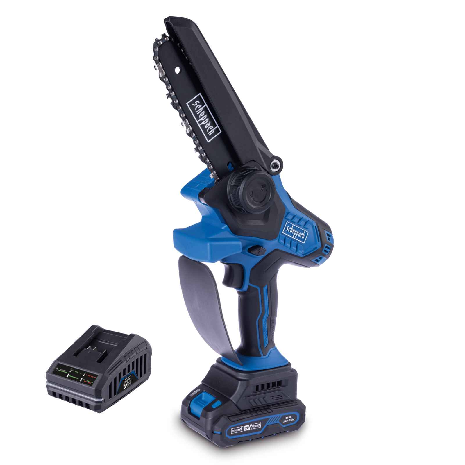 Motosierra Podadora Inalambrica Brushless 20v - Scheppach — Outlet
