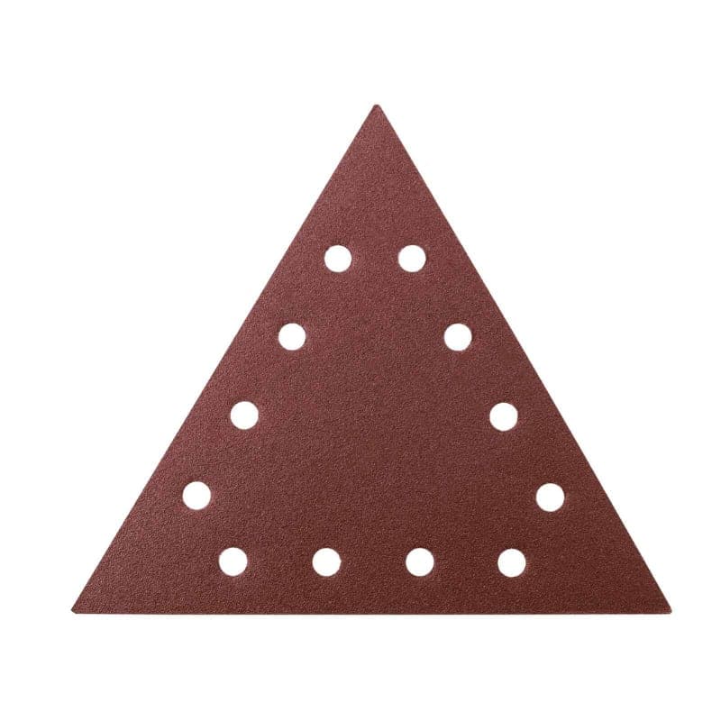 Lija Triangular Grano 100 para Lijadora de Pared DS930 Scheppach - 10 Unidades