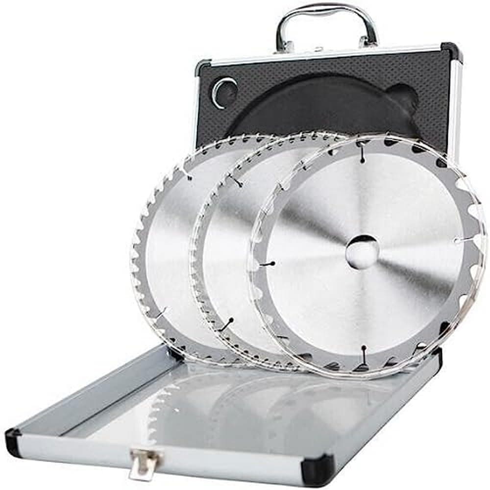 Set 2 Discos Sierra 10" Scheppach - 48 y 60 Dientes, Madera y Aluminio