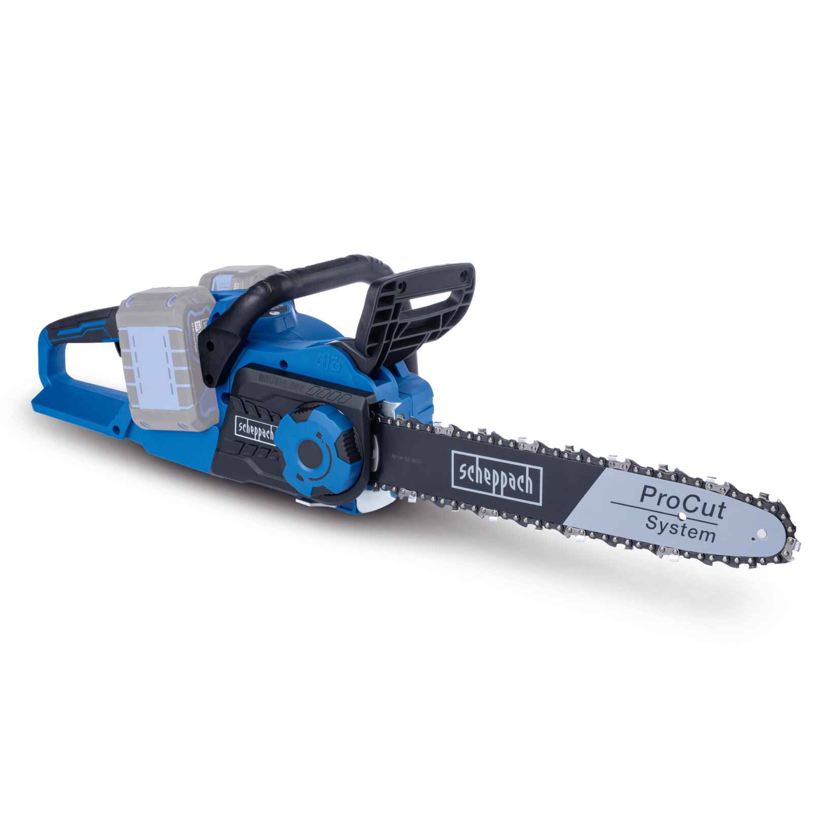 Motosierra Inalámbrica Profesional 40V | Brushless | 14"| Soft-Start | - Scheppach — Outlet