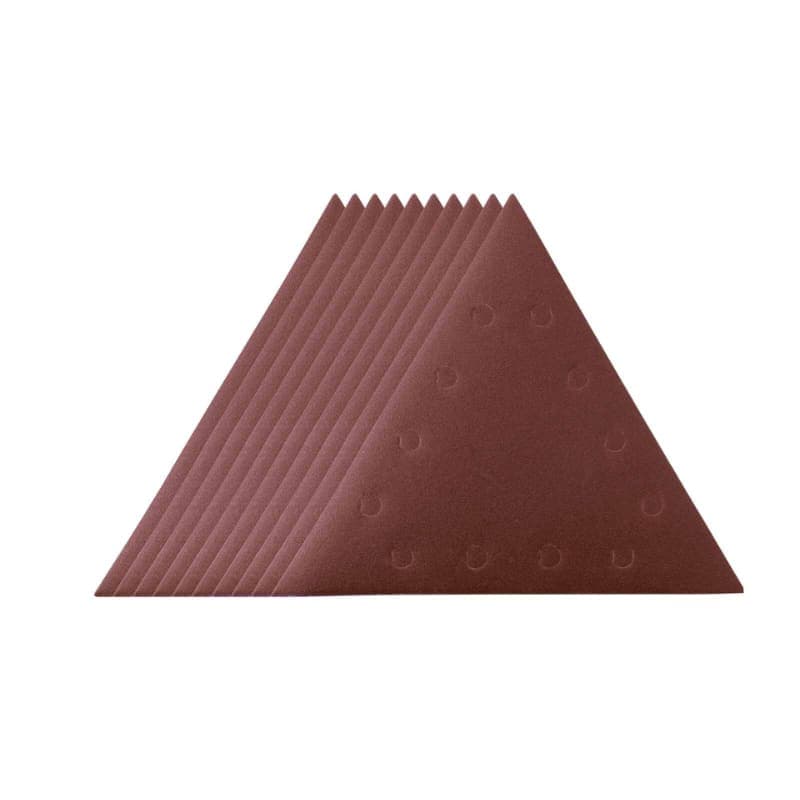Lija Triangular Grano 150 para Lijadora de Pared DS930 Scheppach - 10 Unidades