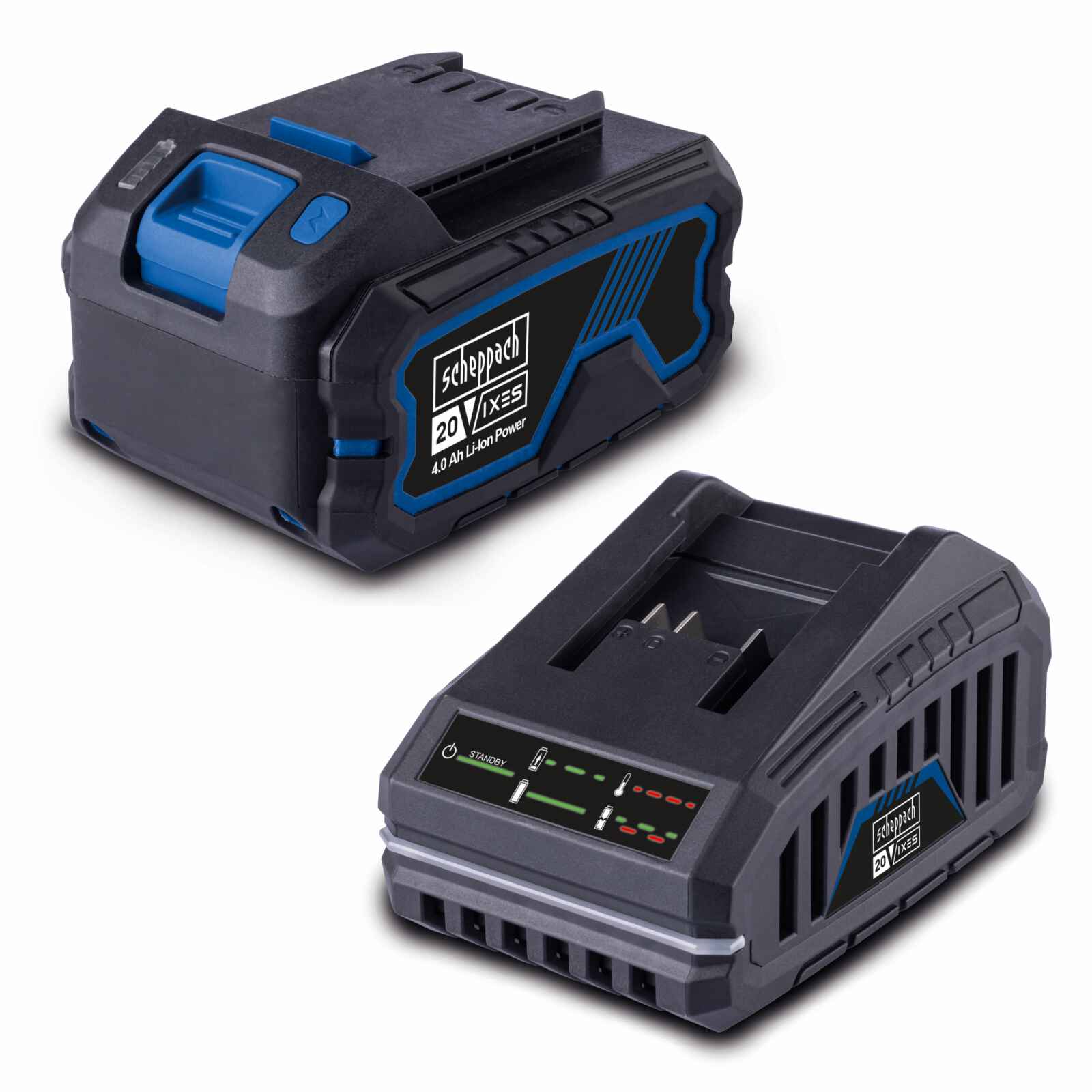 Kit Cargador + Batería 4.0Ah 20V Scheppach
