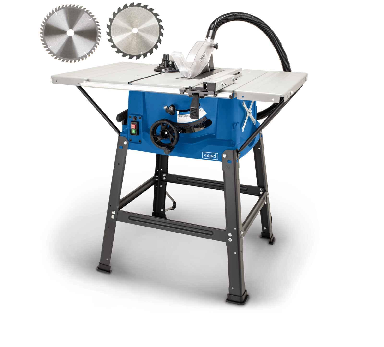 Sierra de Banco 10" 2000W Scheppach - Incluye 2 Discos