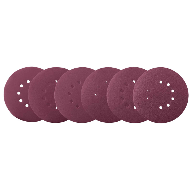 Set 6 Lijas Circulares para Lijadora de Pared DS930 Scheppach - G80 a G240