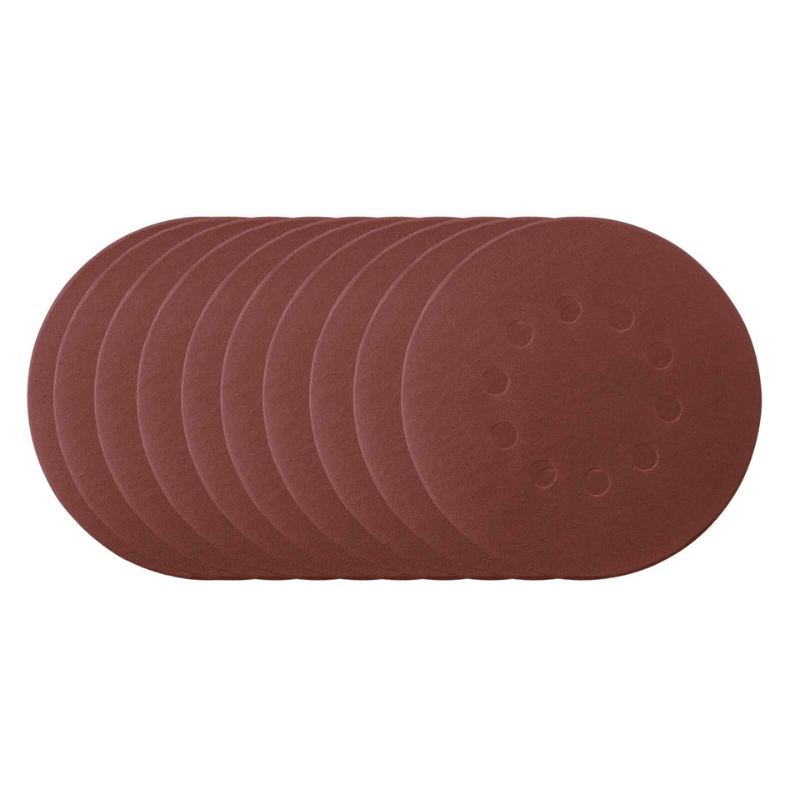 Lija Circular Grano 240 para Lijadora de Pared DS930 Scheppach - 10 Unidades