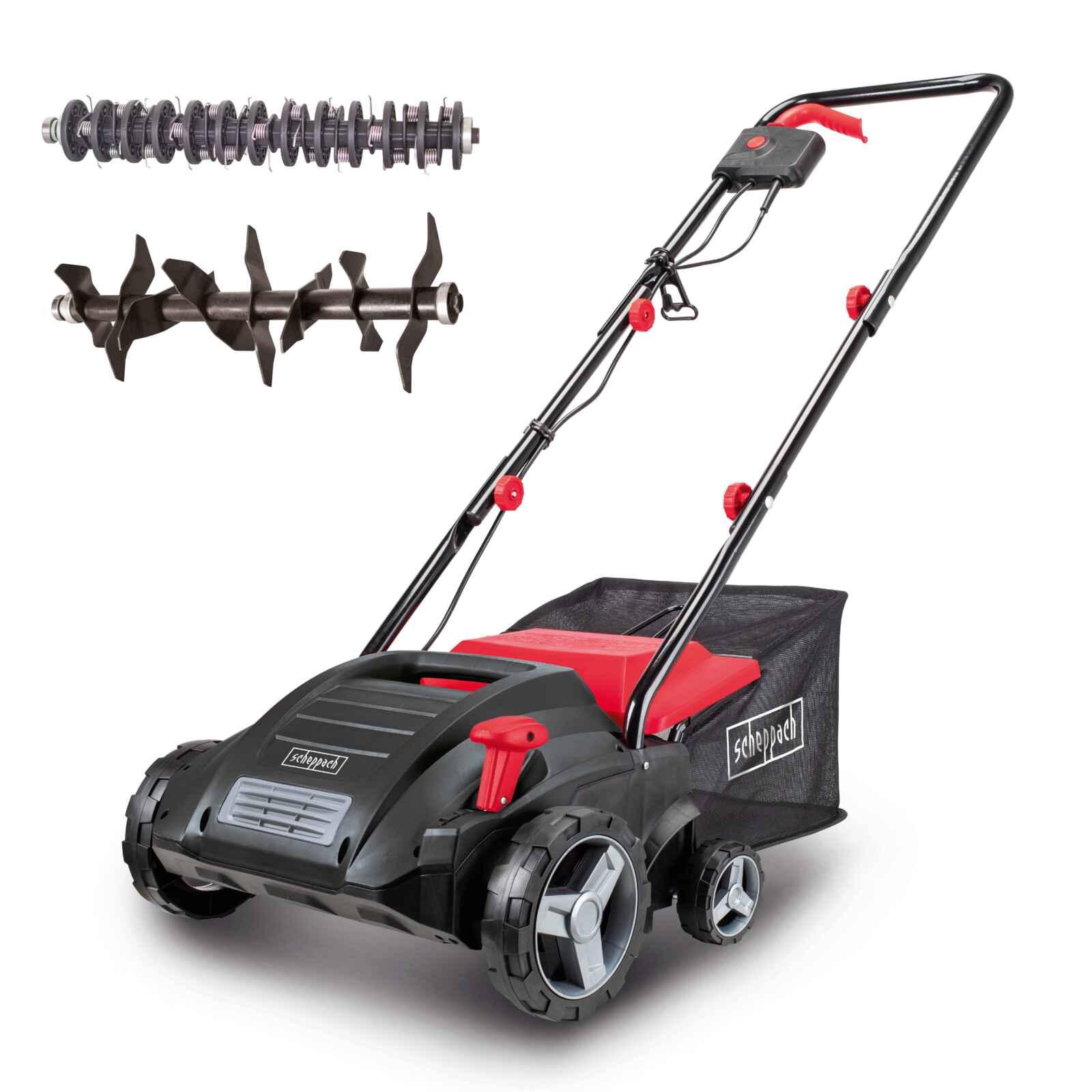 Escarificador Eléctrico 1500W Scheppach - Aireador de Césped y Pasto