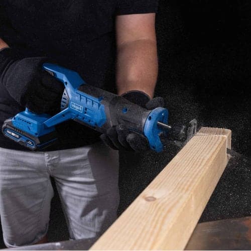 Sierra Sable Brushless 20v Pro - Scheppach - Vista detalle