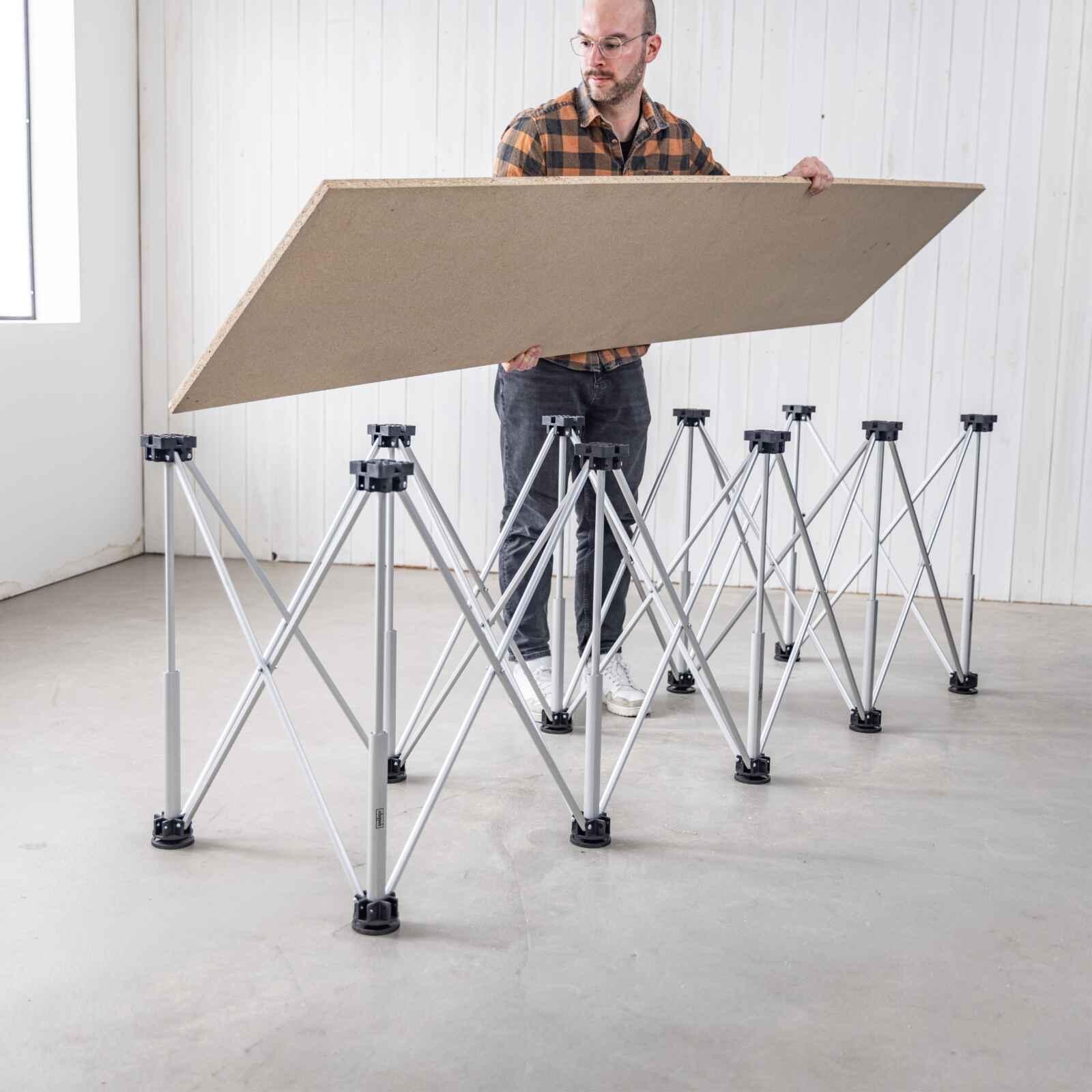 Mesa de Trabajo Plegable FW800 Scheppach 800 kg - Vista frontal