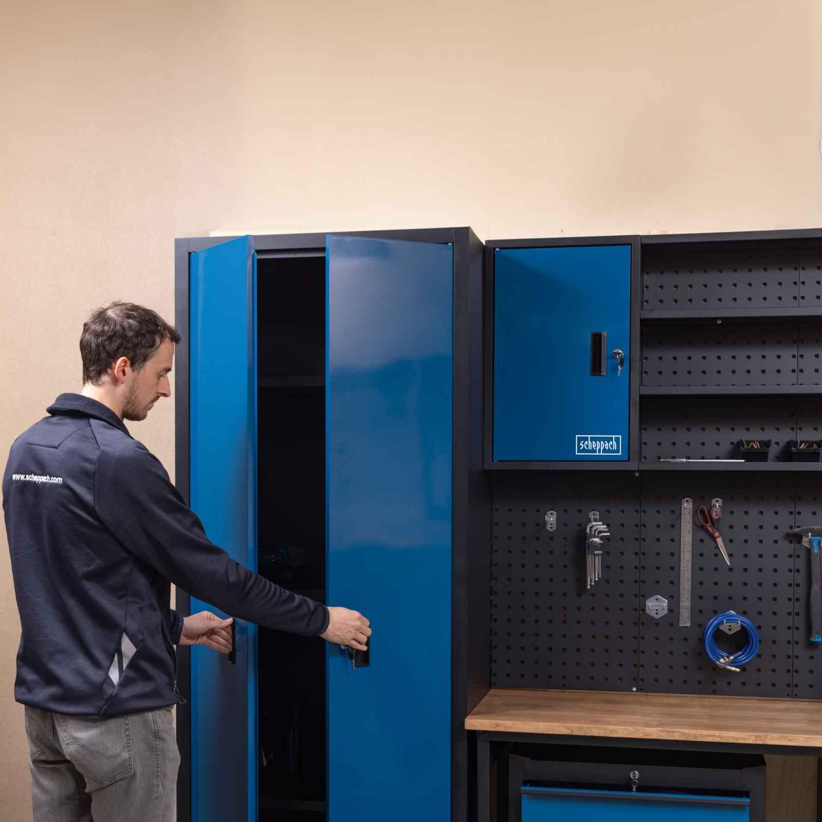 Sistema Modular de Taller GWS08 8 Piezas - Scheppach - Vista lateral