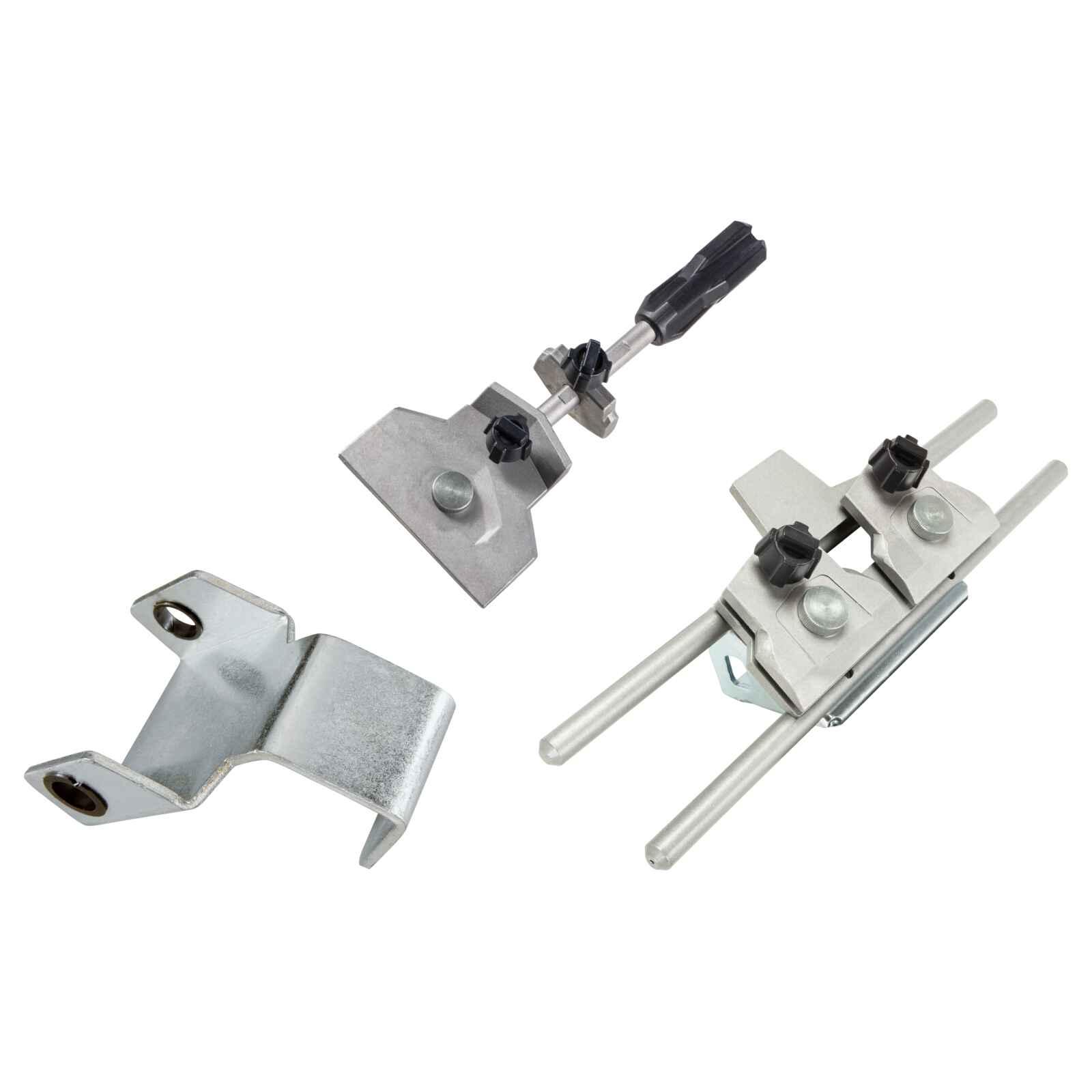 Kit de Accesorios de Afilado para Hachas, Cuchillos y Tijeras - Scheppach